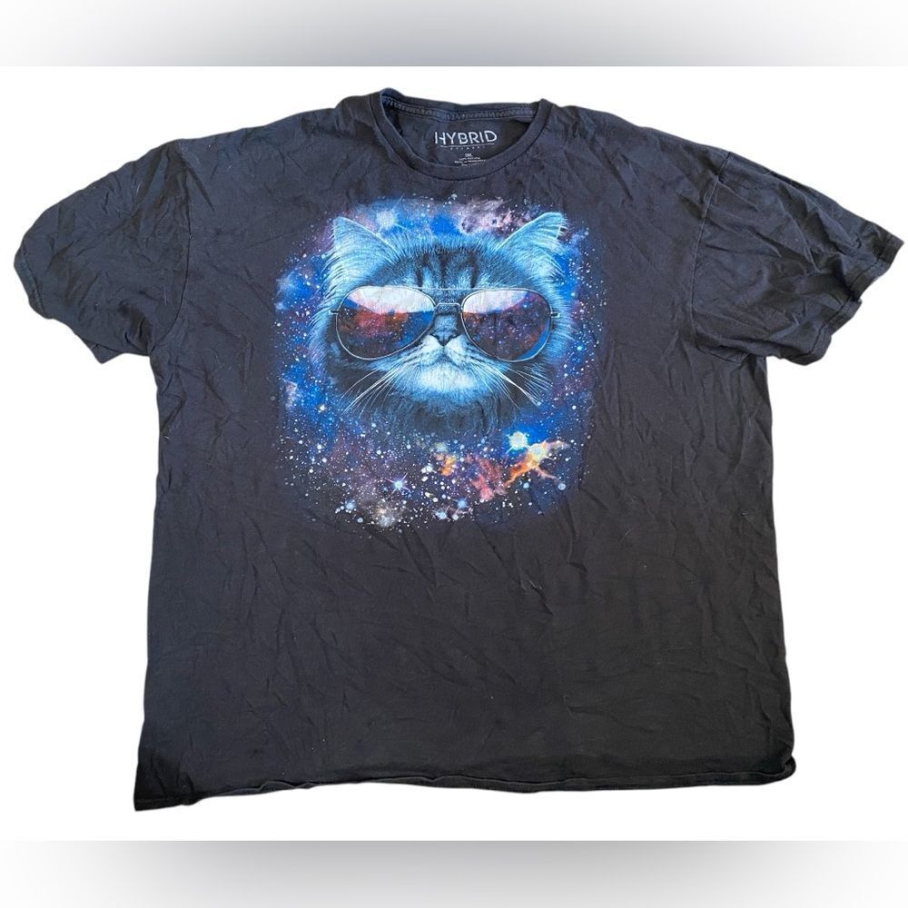 Funny Cat in Space T-shirt